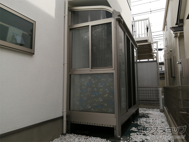 神奈川県大和市ののテラス囲い・サンルーム ソラリアテラス囲い R型 床納まり ランマなし 施工例
