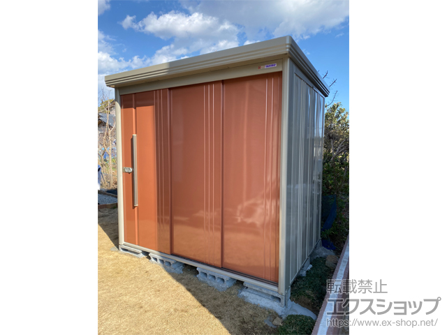 茨城県水戸市のの物置・屋外倉庫 Mr.ストックマンダンディ 一般型 2200×1590×2110 ND-2215-T 施工例