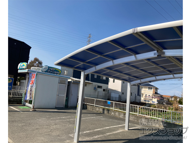 福岡県大牟田市ののカーポート レイナポートグラン 積雪〜20cm対応 施工例