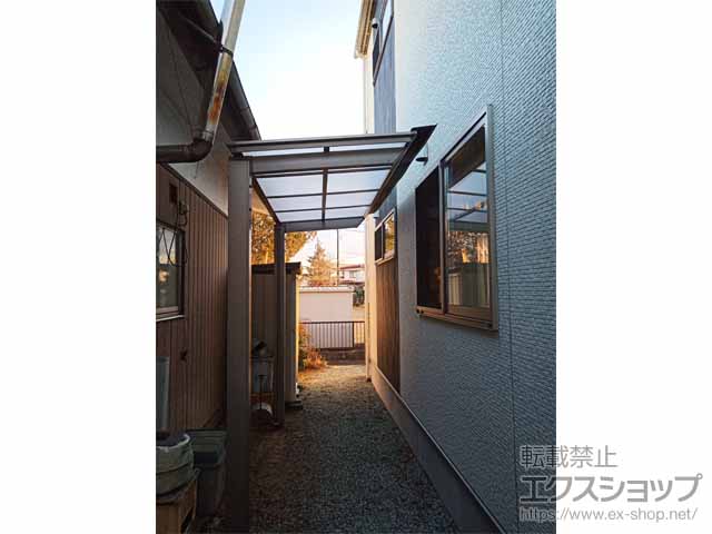 宮城県名取市ののテラス屋根 フーゴF 独立テラスタイプ 単体 積雪〜20cm対応 施工例