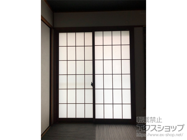 福岡県福岡市のの二重窓（内窓） 【02／1F 和室】インプラス 引違い窓 2枚建 施工例