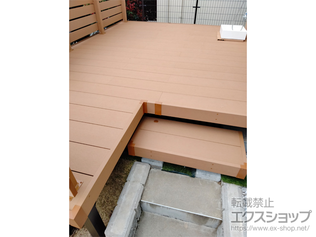神奈川県茅ヶ崎市ののウッドデッキ リウッドデッキ 200 施工例