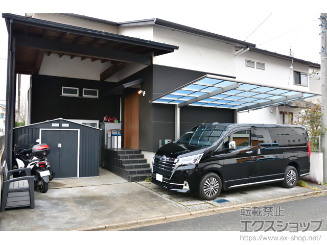 千葉県船橋市ののカーポート エフルージュグラン　積雪〜20cm対応 マテリアルカラー 施工例