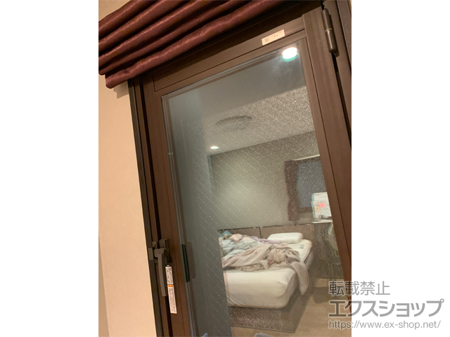 東京都中央区のの二重窓（内窓） インプラス 開き窓 外観右吊元 施工例