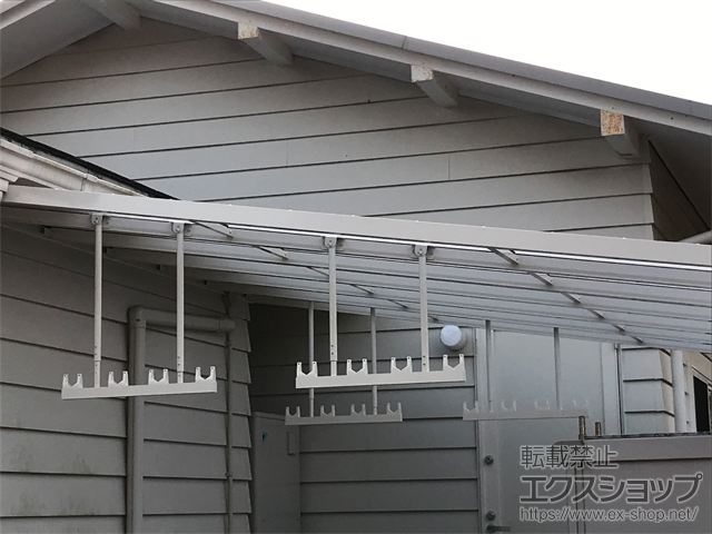 山口県柳井市ののテラス屋根 ソラリア F型 テラスタイプ 単体 積雪〜20cm対応 施工例