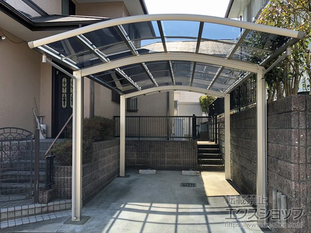 佐賀県三養基郡基山町ののカーポート レイナワンポートグラン　積雪〜20cm対応 施工例