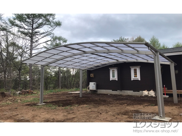 長野県佐久市ののカーポート レイナツインポートグラン　積雪〜20cm対応 施工例