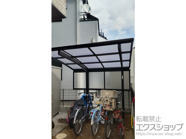 東京都東大和市ののサイクルポート・駐輪場 プレシオスポート ミニ 積雪〜20cm対応 施工例