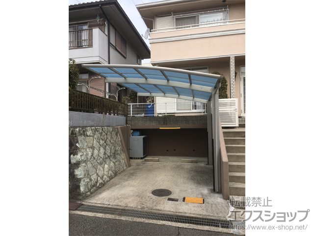 大阪府池田市ののカーポート レイナポートグラン　積雪〜20cm対応 施工例