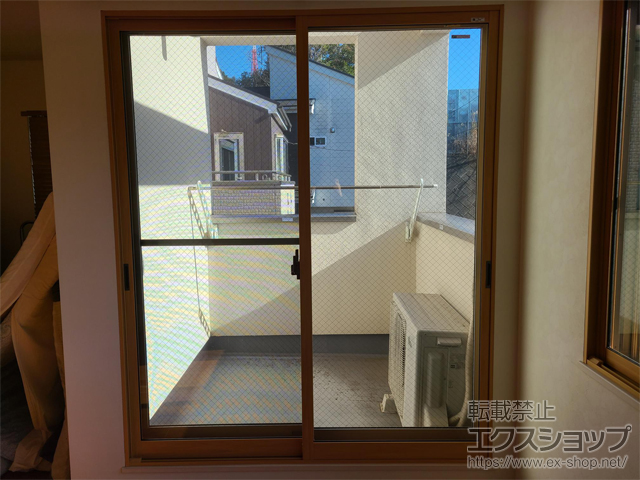 神奈川県横浜市のの二重窓（内窓） インプラス 引違い窓 2枚建 施工例