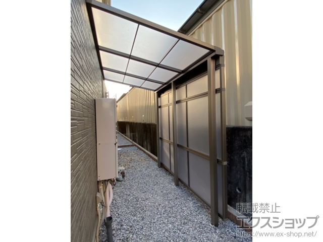 東京都町田市ののストックヤード スピーネストックヤードF型 パネルタイプ スクリーン仕様 積雪〜20cm対応 施工例