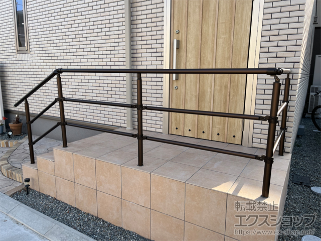 兵庫県加古川市のの手すり 歩行補助手すり パルトナーUDフェンス2型 施工例