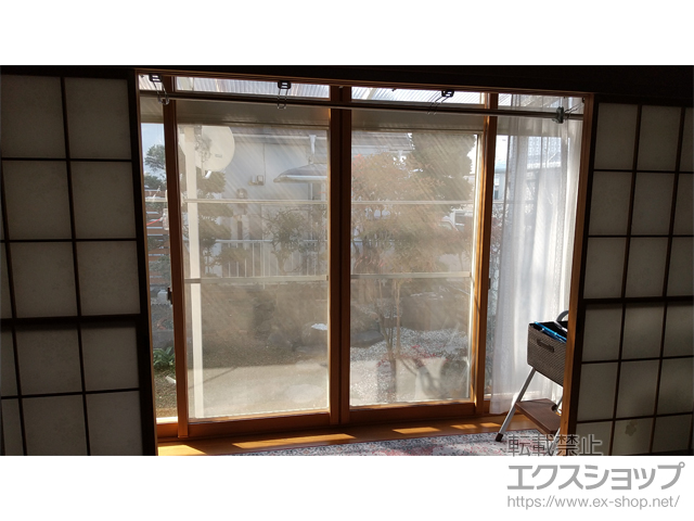 長野県長野市のの二重窓（内窓） インプラス 引違い窓 4枚建 施工例