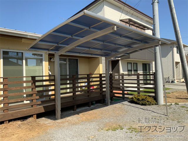 群馬県前橋市ののカーポート プレシオスポート 積雪〜20cm対応 施工例