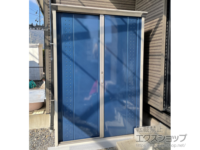 岐阜県海津市のの物置・屋外倉庫 グランプレステージジャンプ 1304×750×1900 GP-137A-T-DB 施工例