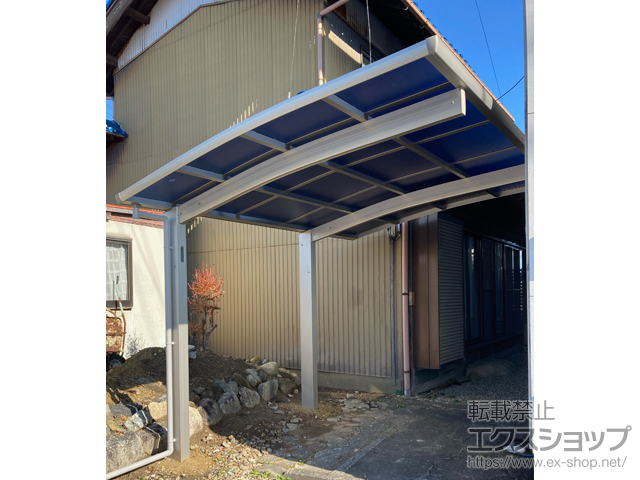 三重県員弁郡東員町ののカーポート プレシオスポート 積雪〜20cm対応 施工例