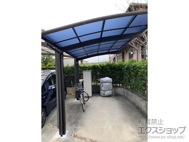 愛知県安城市ののカーポート プレシオスポート 積雪〜20cm対応 施工例