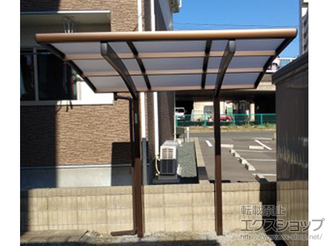 岩手県盛岡市ののサイクルポート・駐輪場 プレシオスポート ミニ 積雪〜20cm対応 施工例