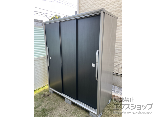 東京都小平市のの物置・屋外倉庫 エスモ 一般型 1650×774×1913 ESF-1607A-WE 施工例
