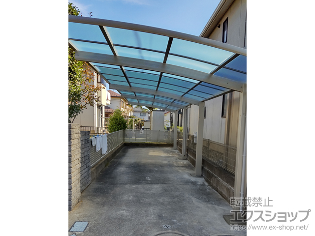 茨城県小美玉市ののカーポート アリュース　積雪〜20cm対応 施工例