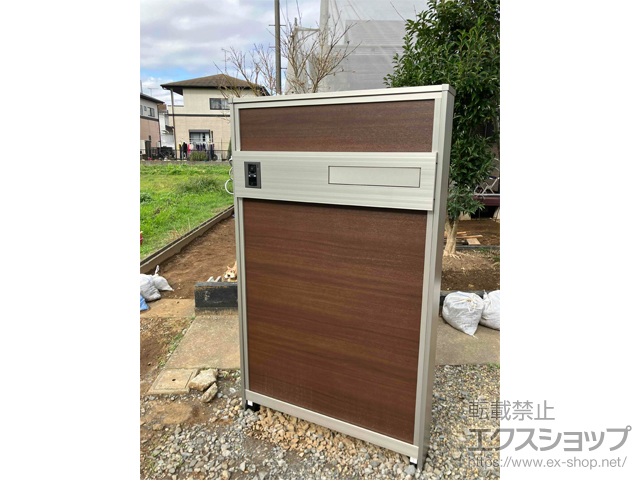 千葉県八街市のの機能門柱・ポスト ルシアスウォール HF01型 W10 施工例
