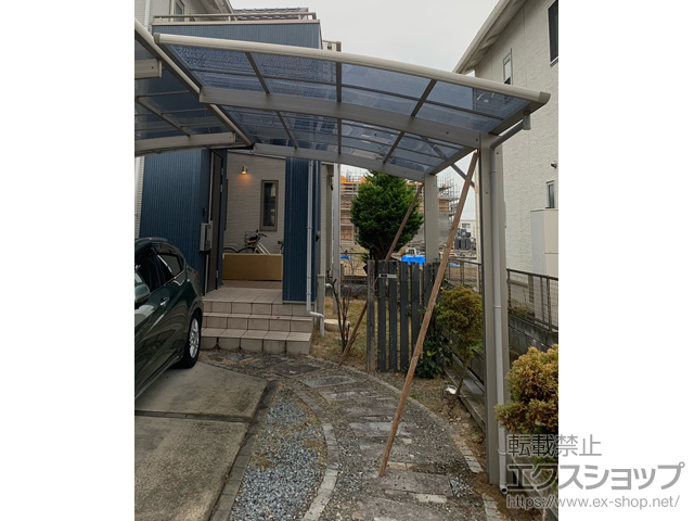 三重県四日市市ののカーポート プレシオスポート 積雪〜20cm対応 施工例