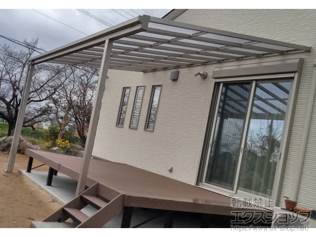 ���ꌧ�_��S�g�샖������YKKAP�̃e���X���� �\�����A F�^ �e���X�^�C�v �P�� �ϐ�`20cm�Ή��{�݂艺�����Œ蕨�������C�h�^�C�v �{�H��