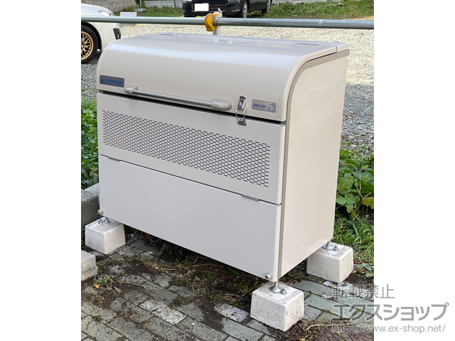 北海道札幌市ののゴミステーション ダストピット Uタイプ DPUB-400 400L 施工例