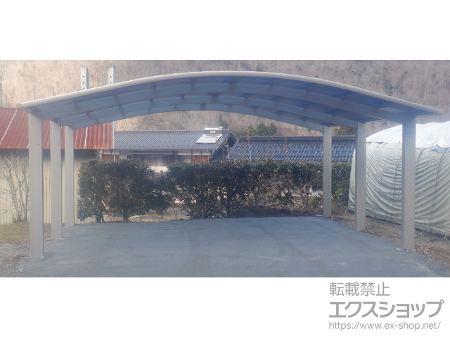 京都府南丹市ののカーポート レイナツインポートグラン50 積雪50cm対応 施工例