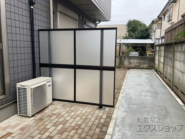 東京都練馬区のYKKAPフェンス・柵・塀施工例(シンプレオフェンス