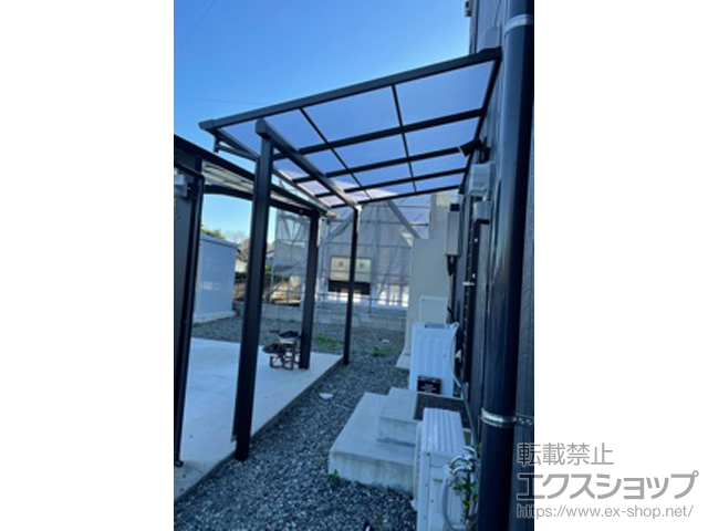 鹿児島県曽於郡大崎町ののテラス屋根 ソラリア F型 テラスタイプ 単体 積雪〜20cm対応 施工例