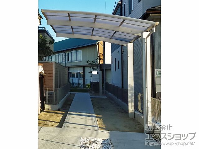 愛知県津島市ののカーポート プレシオスポート 積雪〜20cm対応 施工例