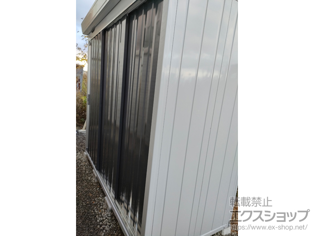 北海道札幌市のの物置・屋外倉庫 FORTA 豪雪型 2210×950×2085 FS-2209S-CG 施工例
