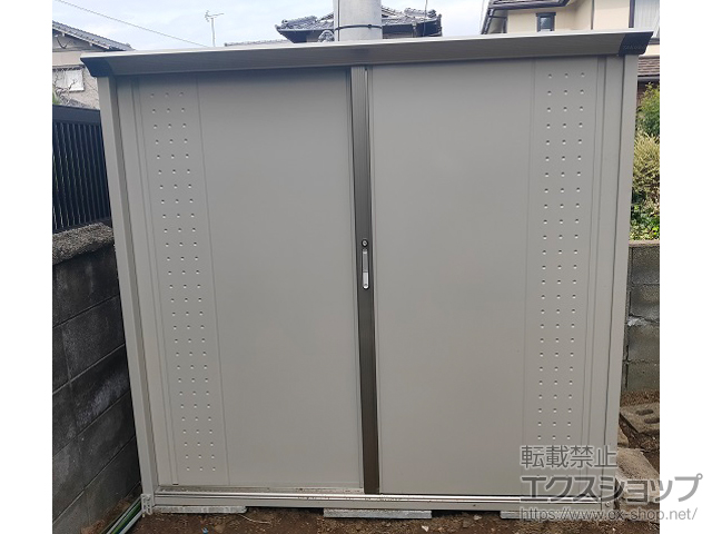 福岡県北九州市のの物置・屋外倉庫 グランプレステージジャンプ 1695×900×1600(GP-179BT) GP-179BT-MW 施工例