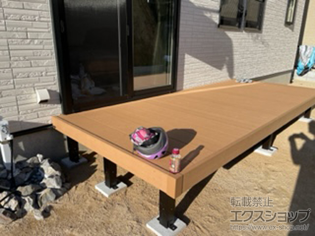 大分県大分市ののウッドデッキ マージウッドデッキ 施工例