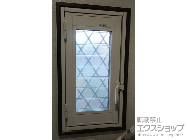 千葉県千葉市のの二重窓（内窓） インプラス 開き窓 外観右吊元 施工例