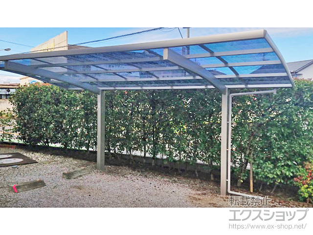 埼玉県坂戸市ののカーポート プレシオスポート 積雪〜20cm対応 施工例
