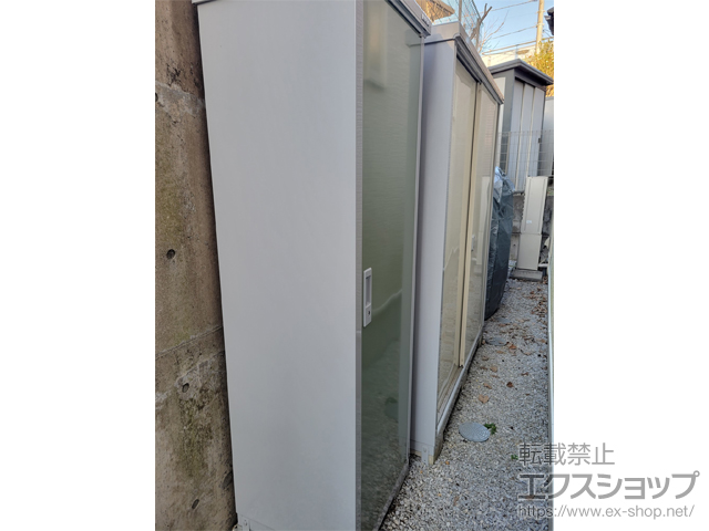千葉県柏市のの物置・屋外倉庫 アイビーストッカー 600×515×1903（BJX-065E） BJX-065E-JG 施工例
