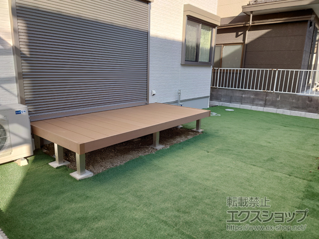 岐阜県瑞穂市ののウッドデッキ マージウッドデッキ 施工例