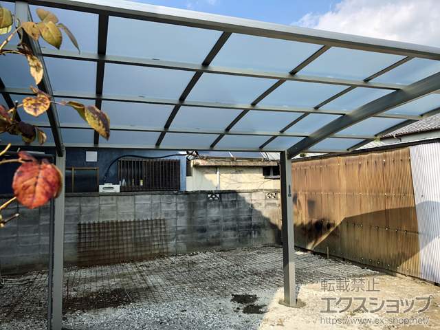 奈良県天理市ののカーポート アリュース　積雪〜20cm対応 施工例