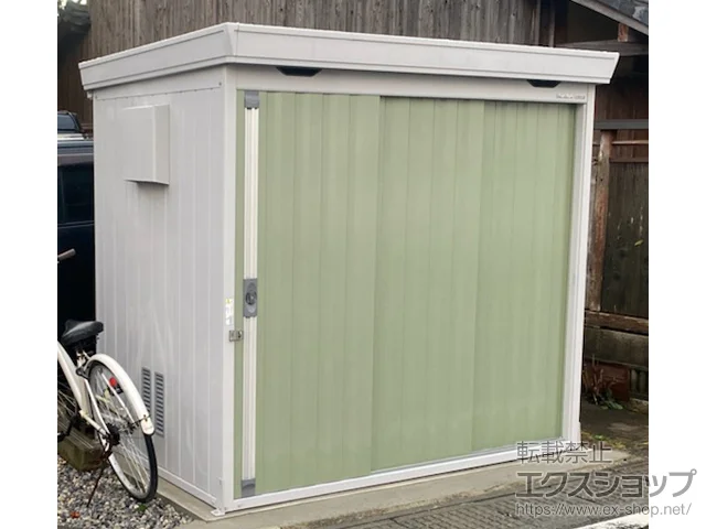 滋賀県川口市のイナバの物置・収納・屋外倉庫 FORTA 多雪型 2210×1370×2085(FS-2214SG) 施工例