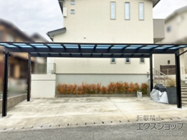 奈良県奈良市ののカーポート エフルージュ トリプル FIRST 積雪〜20cm対応 施工例