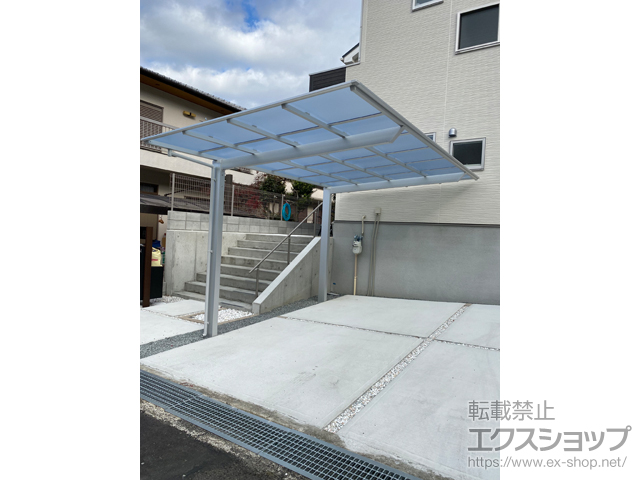 兵庫県神戸市ののカーポート ソリッドポート 積雪〜20cm対応 施工例