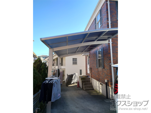神奈川県横浜市ののカーポート ネスカR (ラウンドスタイル) 積雪〜20cm対応 施工例