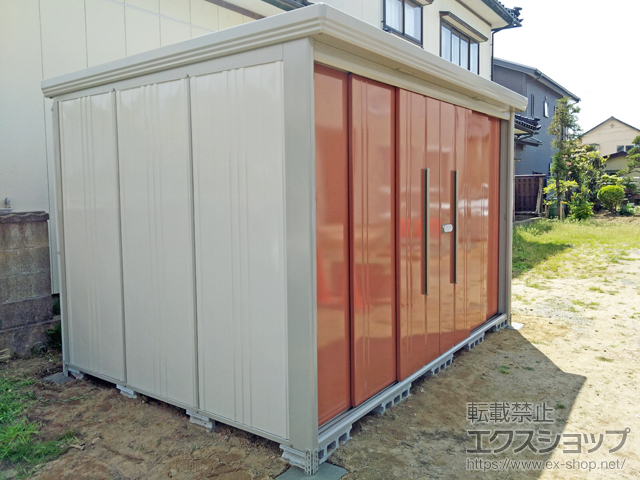 山形県酒田市のの物置・屋外倉庫 Mr.ストックマンダンディ 多雪型 結露減少型 3232×2290×2110(ND-SZ3222-T) ND-SZ3222-T 施工例