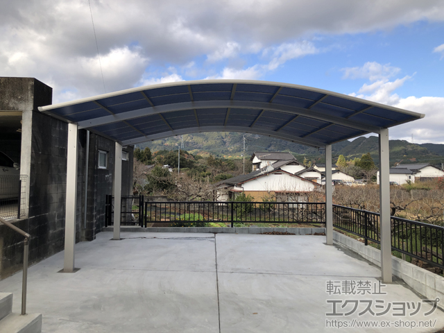 福岡県飯塚市ののカーポート アリュース ツイン　積雪〜20cm対応 施工例
