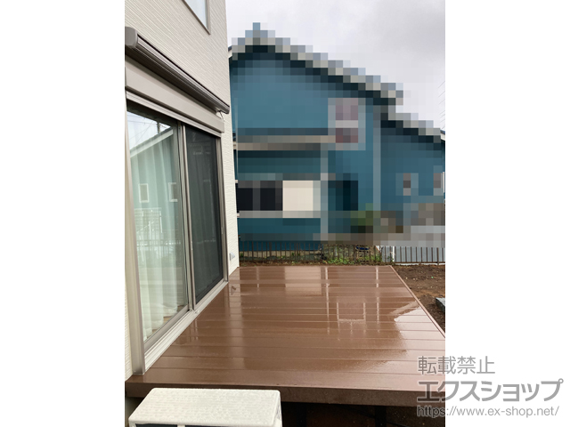 千葉県船橋市ののウッドデッキ リウッドデッキ 200 施工例