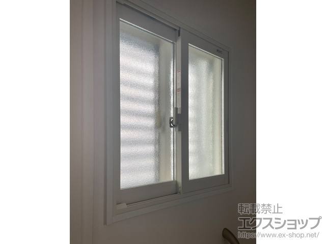 岐阜県揖斐郡池田町のの二重窓（内窓） インプラス 開き窓 外観右吊元 施工例