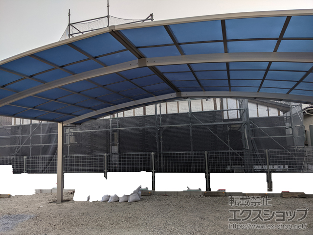 福岡県福岡市ののカーポート アリュース トリプル　積雪〜20cm対応 施工例