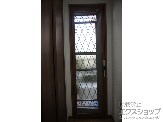京都府乙訓郡大山崎町のの二重窓（内窓） インプラス テラスドア　右吊り元 施工例